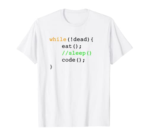 Funny Computer Science Programmer Eat Sleep Code Camiseta Camiseta