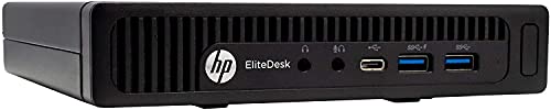 HP EliteDesk 800 G2 Desktop Mini PC, Intel Core i5 6500T 2,5 GHz, 16 GB DDR4 RAM, disco duro de 500 GB, USB tipo C, Windows 10 Pro (Reacondicionado)