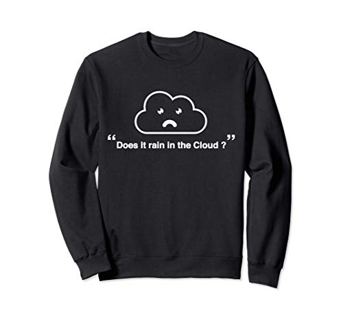 Does It Rain In The Cloud,There Is No Cloud, Cloud Computing Sudadera