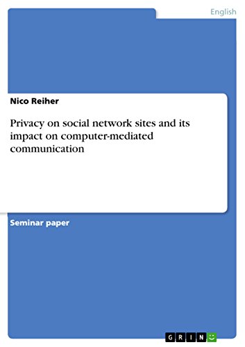 Privacy on social network sites and its impact on computer-mediated communication