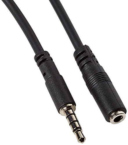 StarTech.com Cable de 2m de Extensión Alargador de Auriculares con Micrófono Headset Mini-Jack 3,5mm 4 pines Macho a Hembra