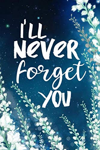 I'll Never Forget you: Internet Login and Password Logbook Journal